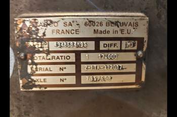 salg af Foraksel Massey Ferguson 6715s