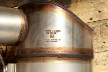 salg af John Deere 6105 RC  Exhaust system catalyst