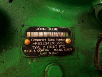 salg af John Deere 7215 R  Frontlift