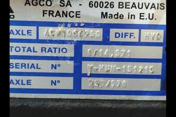 salg af Vorderachse Massey Ferguson 5712SL 
