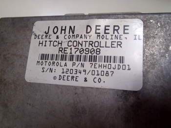 salg af ECU John Deere 7810 Hitch Controller