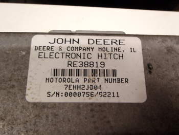 salg af John Deere 7700  ECU