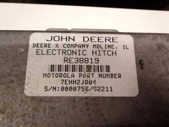 salg af ECU John Deere 7700