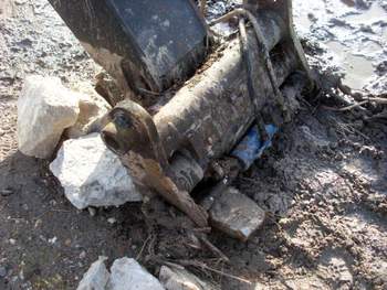 salg af zerlegte Teleskoplader New Holland LM410