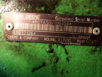 salg af Hinterachsen John Deere 6920