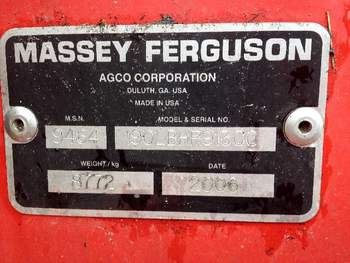 salg af Massey Ferguson LB190 Baler