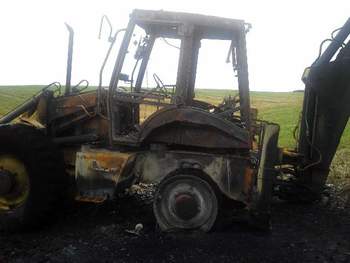 salg af zerlegte Baggerlader New Holland LB115 B