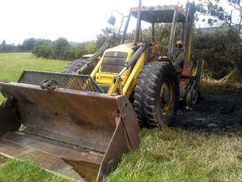 salg af zerlegte Baggerlader New Holland LB115 B
