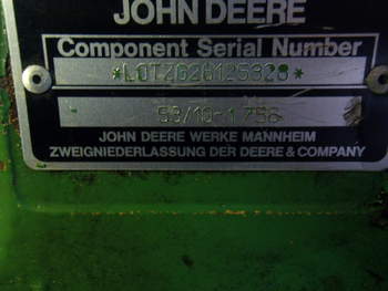 salg af Hinterachsen John Deere 6100