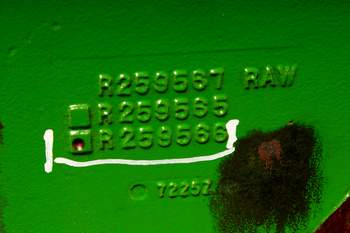 salg af Hinterachsen John Deere 7530