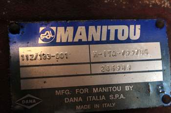 salg af Vorderachse Manitou MLA628T 