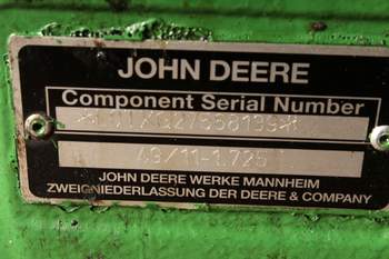 salg af Hinterachsen John Deere 6230