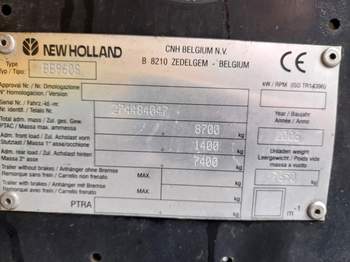 salg af New Holland BB960 A Baler