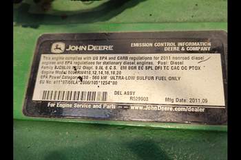 salg af Motor John Deere 8360R 