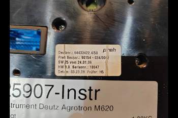 salg af Instrument Deutz Agrotron M620