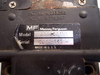 salg af Begagnade radar Massey Ferguson 3655 